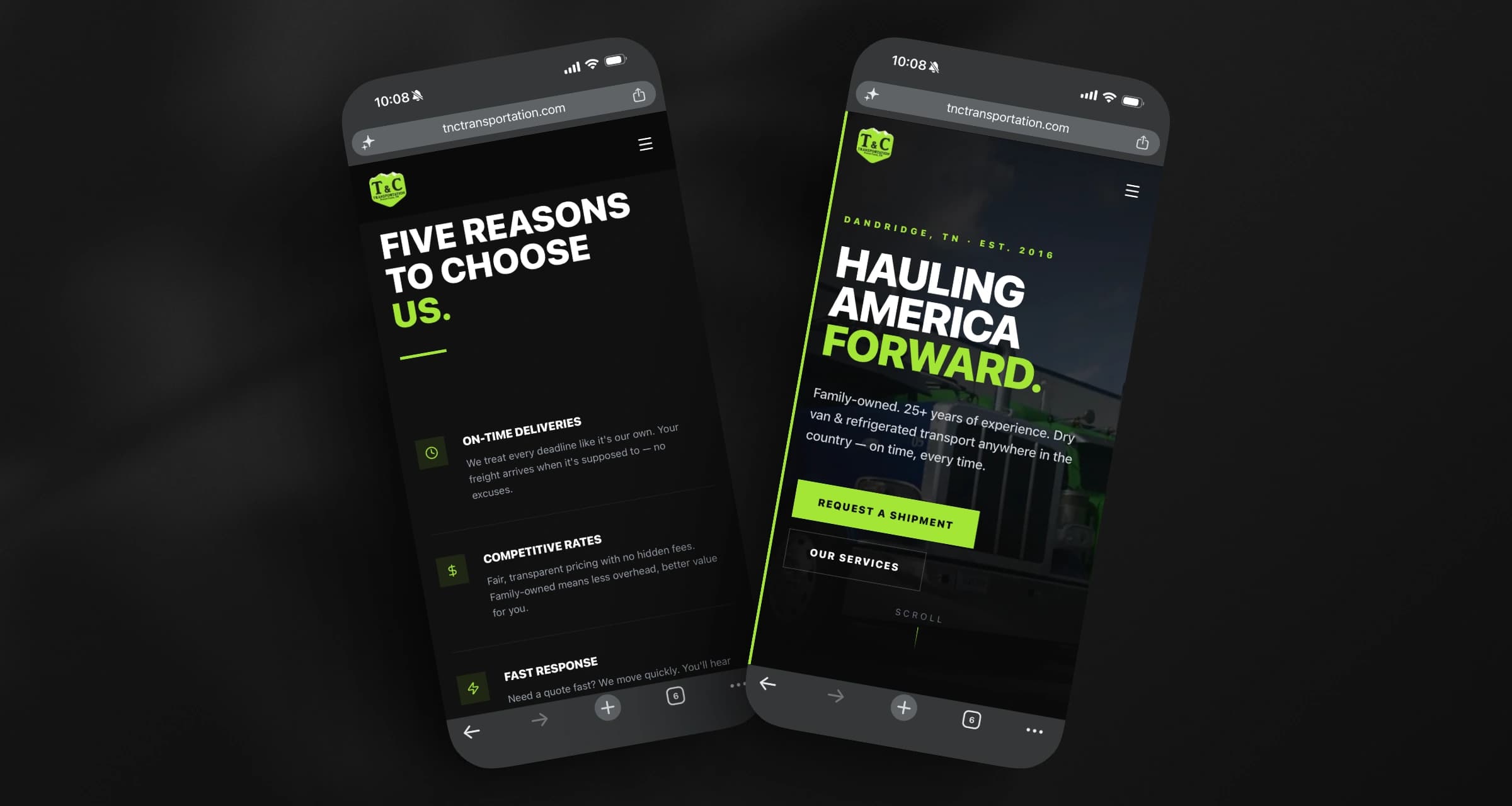 TNC Transportation mobile