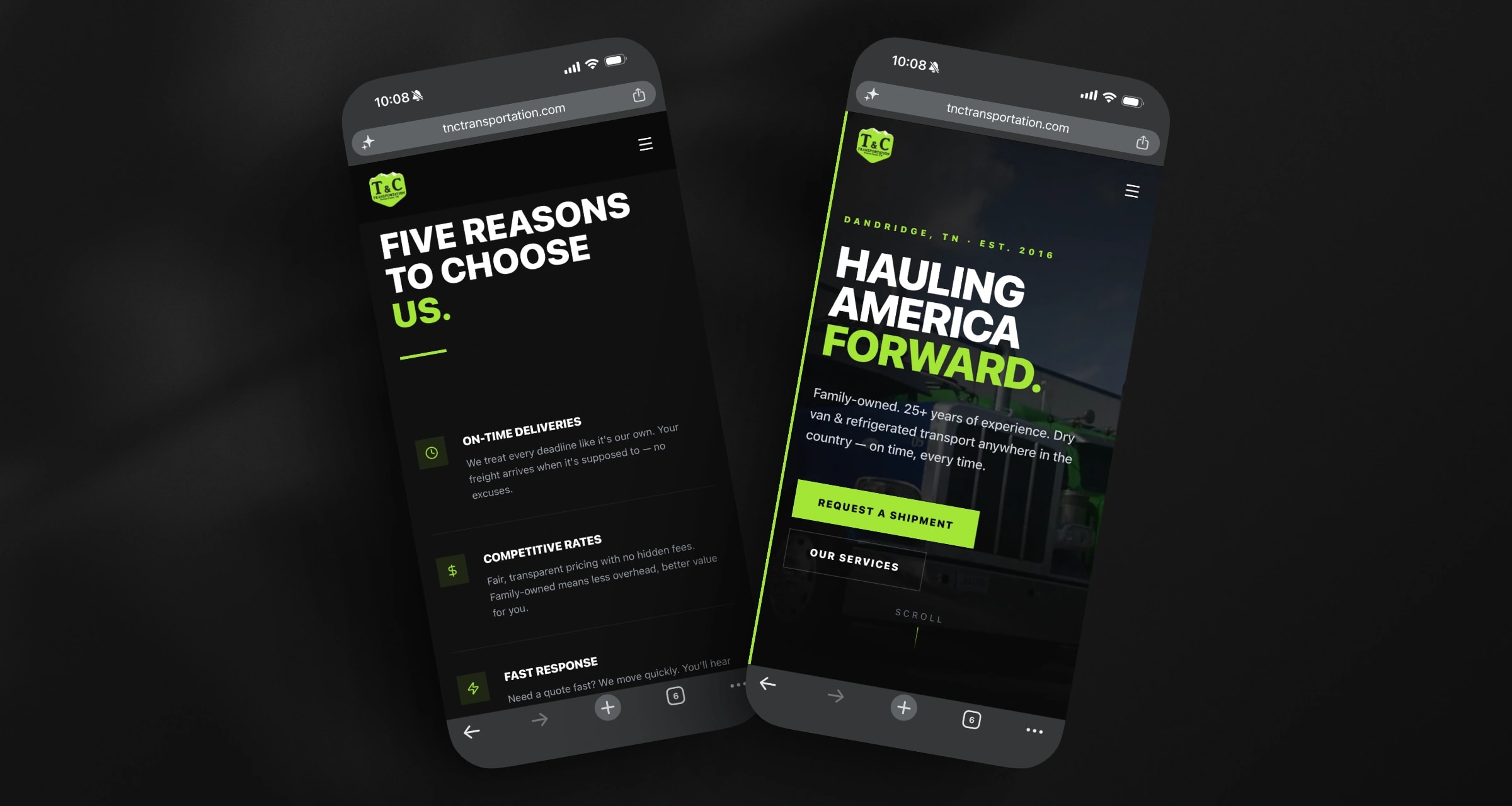 TNC Transportation mobile